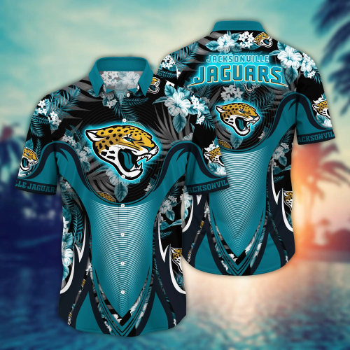 Jacksonville Jaguars NFL Flower Hawaii Shirt And Tshirt For Fans, Summer Football Shirts Gift