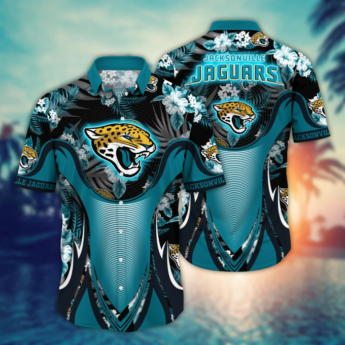 Jacksonville Jaguars NFL Flower Hawaii Shirt And Tshirt For Fans, Summer Football Shirts Gift