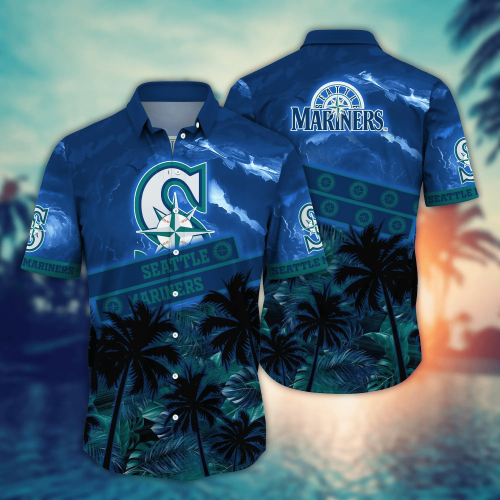 Seattle Mariners MLB Hawaiian Shirt and T-Shirt Combo: Perfect Summer Gift for Fans