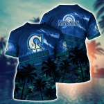 Seattle Mariners MLB Hawaiian Shirt and T-Shirt Combo: Perfect Summer Gift for Fans