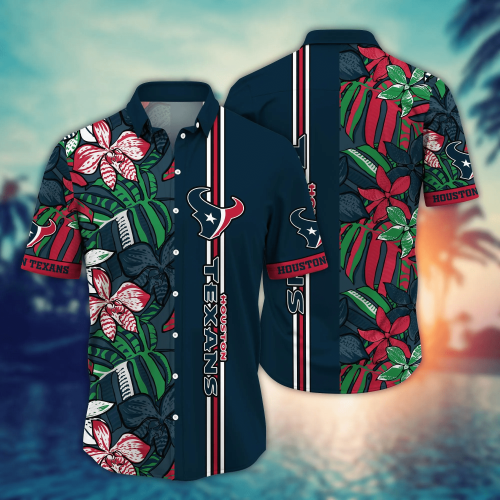 Houston Texans NFL Flower Hawaii Shirt And Tshirt For Fans, Summer Football Shirts Gift