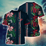 Houston Texans NFL Flower Hawaii Shirt And Tshirt For Fans, Summer Football Shirts Gift