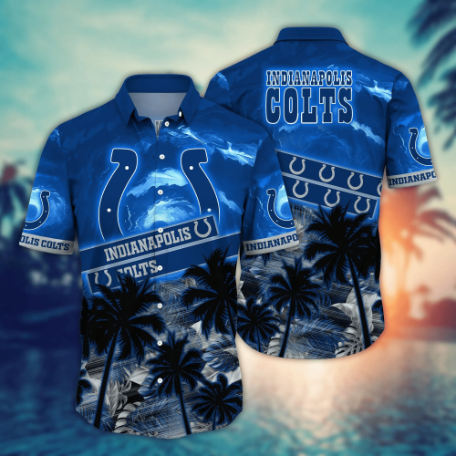 Indianapolis Colts NFL Flower Hawaii Shirt And Tshirt For Fans, Summer Football Shirts Gift