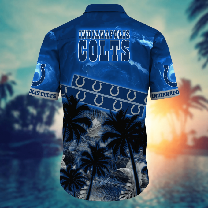 Indianapolis Colts NFL Flower Hawaii Shirt And Tshirt For Fans, Summer Football Shirts Gift