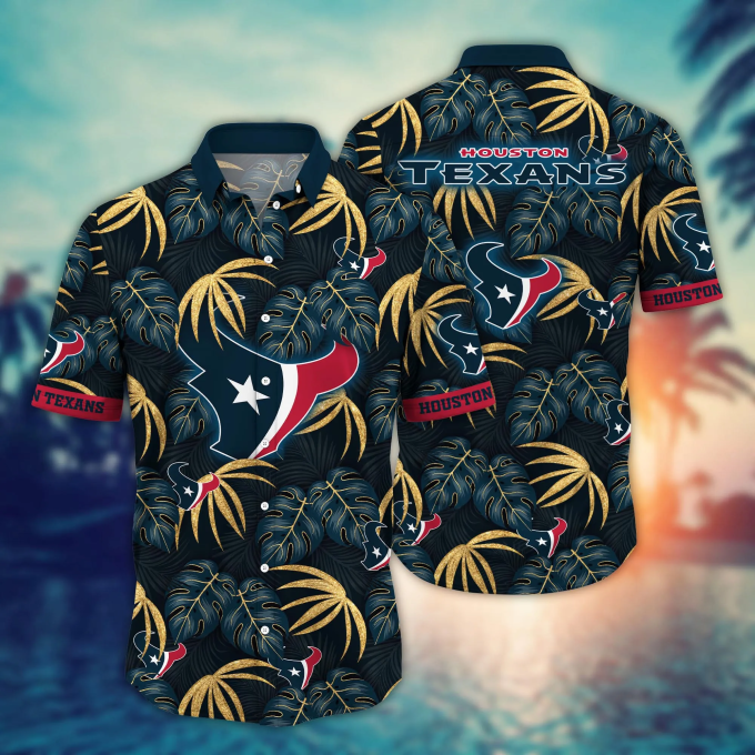Houston Texans NFL Flower Hawaii Shirt And Tshirt For Fans, Summer Football Shirts Gift