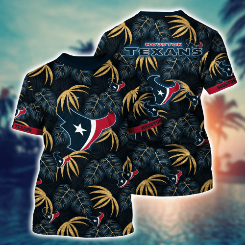 Houston Texans NFL Flower Hawaii Shirt And Tshirt For Fans, Summer Football Shirts Gift
