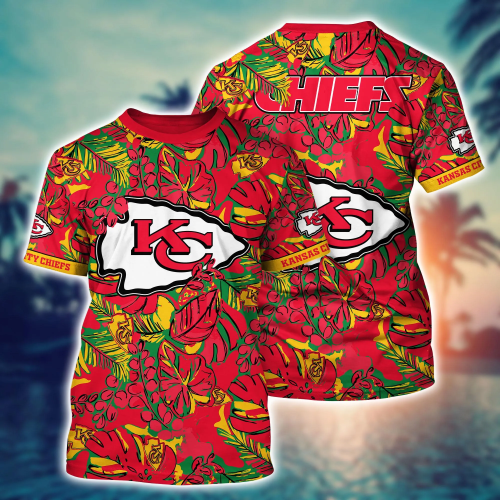 Kansas City Chiefs NFL Flower Hawaii Shirt And Tshirt For Fans, Summer Football Shirts Gift