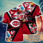 Cincinnati Reds MLB Flower Hawaii Shirt & Tshirt: Perfect Summer Football Gift for Fans