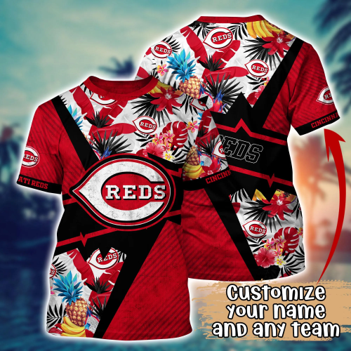Cincinnati Reds MLB Flower Hawaii Shirt & Tshirt: Perfect Summer Football Gift for Fans