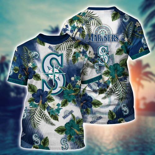 Seattle Mariners MLB Flower Hawaii Shirt & Tshirt: Perfect Summer Football Gift for Fans