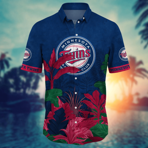 Minnesota Twins MLB Hawaiian Shirt & T-shirt Combo – Perfect Gift for Fans!