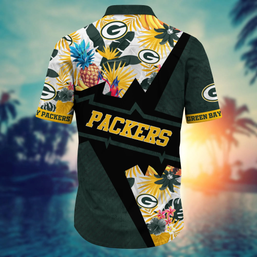 Green Bay Packers NFL Flower Hawaii Shirt And Tshirt For Fans, Summer Football Shirts Gift