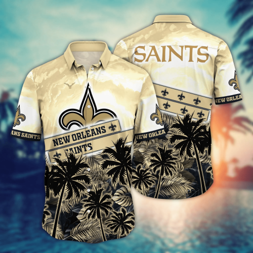 New Orleans Saints NFL Flower Hawaii Shirt And Tshirt For Fans, Summer Football Shirts Gift