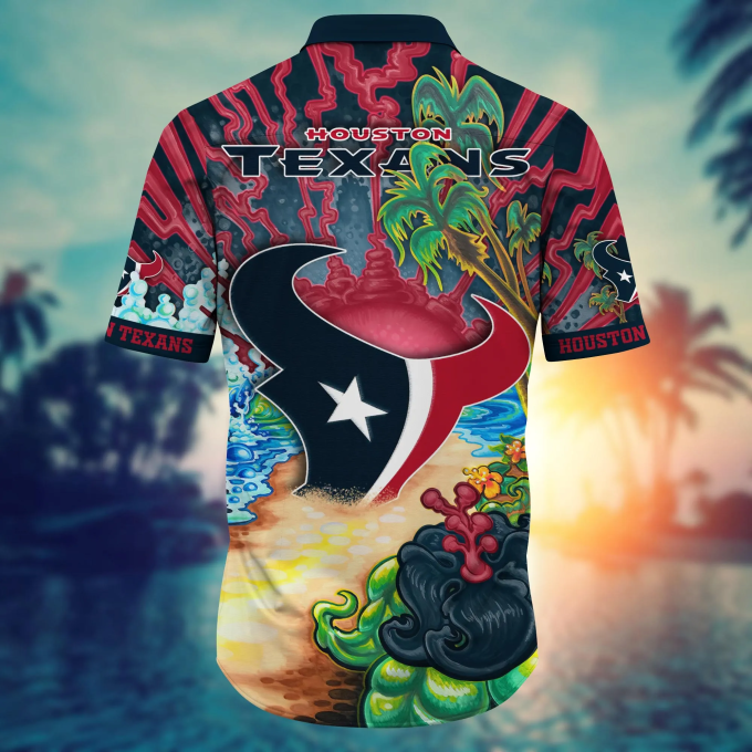 Houston Texans NFL Flower Hawaii Shirt And Tshirt For Fans, Summer Football Shirts Gift