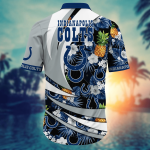 Indianapolis Colts NFL Flower Hawaii Shirt And Tshirt For Fans, Summer Football Shirts Gift