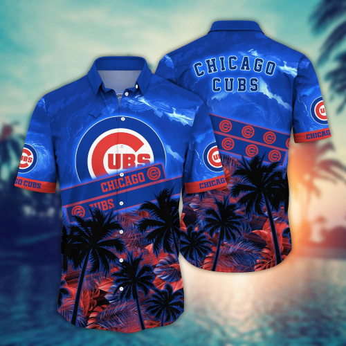 Chicago Cubs MLB Flower Hawaiian Shirt & T-shirt – Summer Football Fan Gift