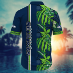 Seattle Seahawks NFL Flower Hawaii Shirt And Tshirt For Fans, Summer Football Shirts Gift