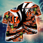 Cincinnati Bengals NFL Flower Hawaii Shirt And Tshirt For Fans, Summer Football Shirts Gift