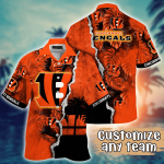 Cincinnati Bengals NFL Flower Hawaii Shirt And Tshirt For Fans, Custom Summer Football Shirts Gift