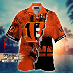 Cincinnati Bengals NFL Flower Hawaii Shirt And Tshirt For Fans, Custom Summer Football Shirts Gift