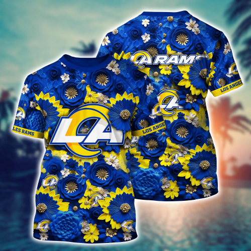 Los Angeles Rams NFL Hawaiian Shirt Trending For This Summer Customize Shirt Any Team Gift