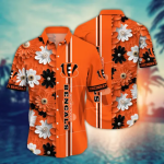 Cincinnati Bengals NFL Flower Hawaii Shirt And Tshirt For Fans, Summer Football Shirts Gift Cincinnati Bengals NFL Flower Hawaii Shirt And Tshirt For Fans, Summer Football Shirts Gift
