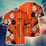 Cincinnati Bengals NFL Flower Hawaii Shirt And Tshirt For Fans, Summer Football Shirts Gift Cincinnati Bengals NFL Flower Hawaii Shirt And Tshirt For Fans, Summer Football Shirts Gift