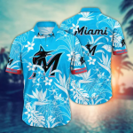 Official Miami Marlins MLB Flower Hawaii Shirt & Tshirt – Perfect Summer Gift for Fans! Official Miami Marlins MLB Flower Hawaii Shirt & Tshirt – Perfect Summer Gift for Fans!