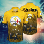Pittsburgh Steelers NFL Flower Hawaii Shirt And Tshirt For Fans, Summer Football Shirts Gift