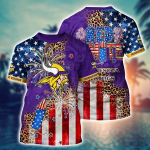 Minnesota Vikings NFL Hawaii Shirt Independence Day, Summer Shirts Gift