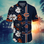 Chicago Bears NFL Flower Hawaii Shirt And Tshirt For Fans, Summer Football Shirts Gift