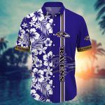 Baltimore Ravens NFL Flower Hawaii Shirt And Tshirt For Fans, Summer Football Shirts Gift