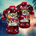 Cincinnati Reds MLB Flower Hawaii Shirt & Tshirt: Perfect Summer Football Gift for Fans Cincinnati Reds MLB Flower Hawaii Shirt & Tshirt: Perfect Summer Football Gift for Fans
