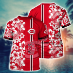 Cincinnati Reds MLB Flower Hawaii Shirt & Tshirt: Perfect Summer Football Fan Gift Cincinnati Reds MLB Flower Hawaii Shirt & Tshirt: Perfect Summer Football Fan Gift
