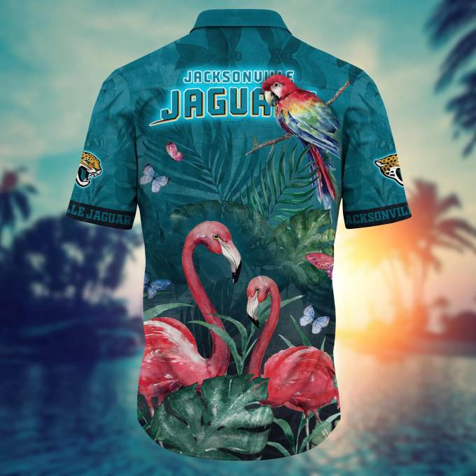 Jacksonville Jaguars NFL Flower Hawaii Shirt And Tshirt For Fans, Summer Football Shirts Gift
