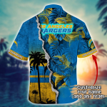 Los Angeles Chargers NFL Flower Hawaii Shirt And Tshirt For Fans, Custom Summer Football Shirts Gift