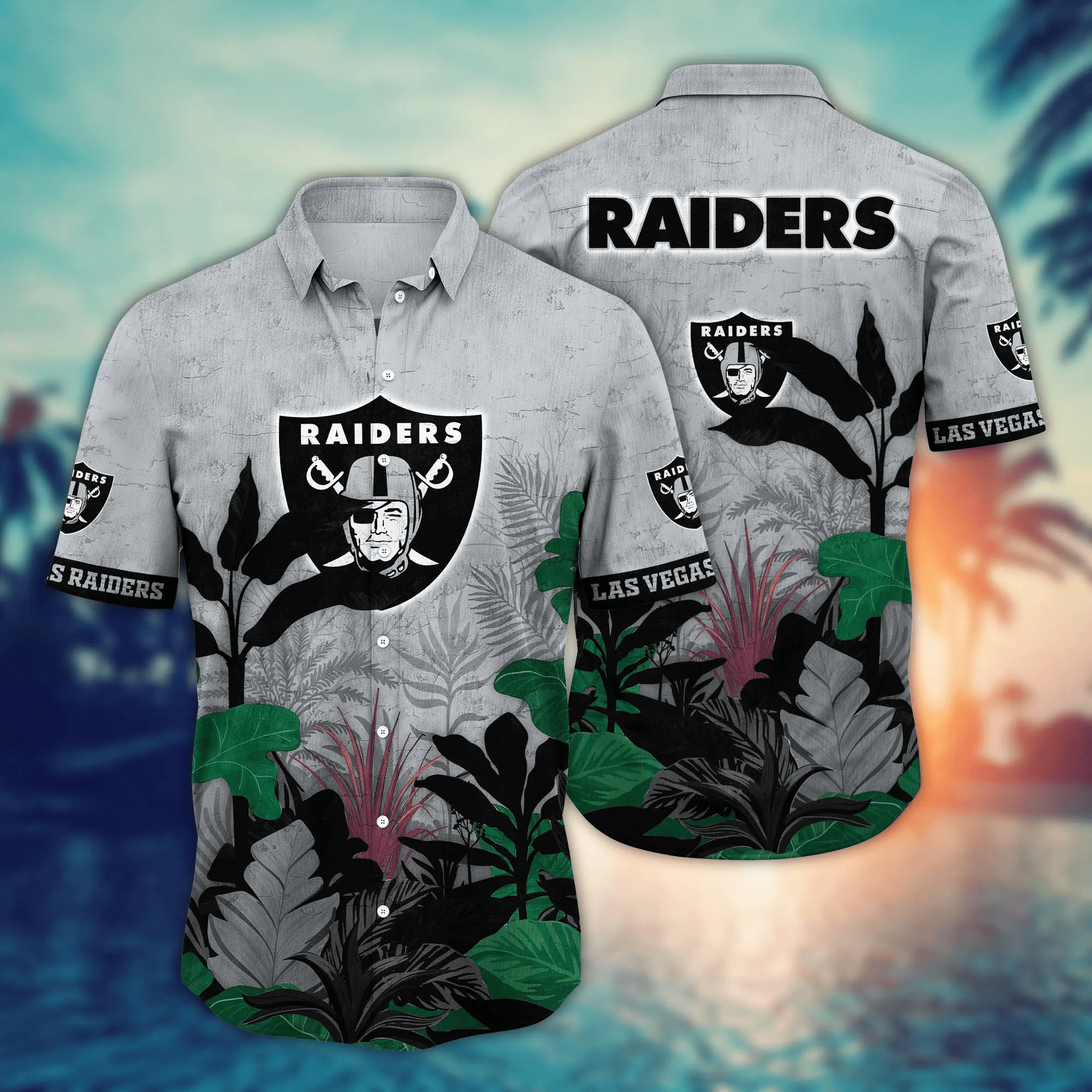 Las Vegas Raiders NFL Flower Hawaii Shirt And Tshirt For Fans, Summer Football Shirts Gift Las Vegas Raiders NFL Flower Hawaii Shirt And Tshirt For Fans, Summer Football Shirts Gift
