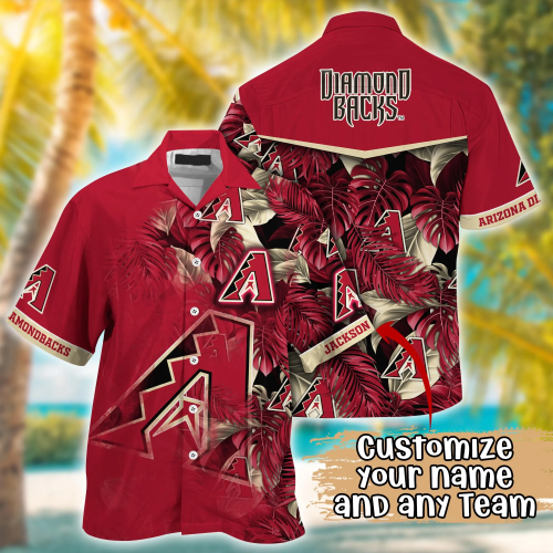 Arizona Diamondbacks MLB Summer Hawaii Shirt & T-Shirt: Custom Football Shirts Gift