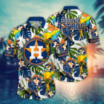 Houston Astros MLB Flower Hawaii Shirt & Tshirt: Fan Summer Football Apparel Houston Astros MLB Flower Hawaii Shirt & Tshirt: Fan Summer Football Apparel