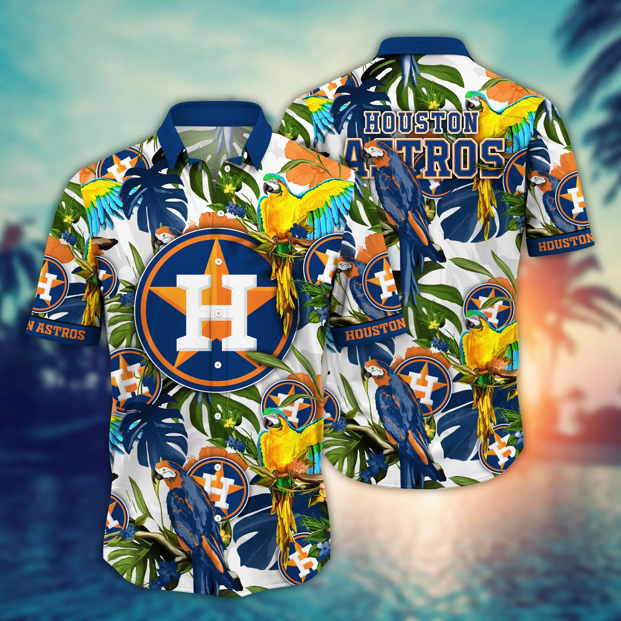 Houston Astros MLB Flower Hawaii Shirt & Tshirt: Fan Summer Football Apparel Houston Astros MLB Flower Hawaii Shirt & Tshirt: Fan Summer Football Apparel