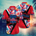 Philadelphia Phillies MLB Flower Hawaiian Shirt and T-shirt for Fans – Summer Football Shirts Gift