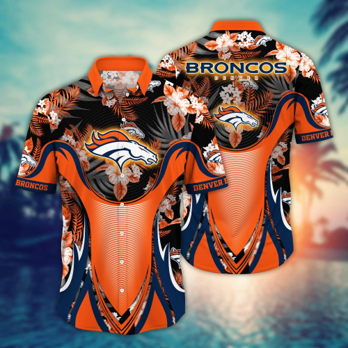 Denver Broncos NFL Flower Hawaii Shirt And Tshirt For Fans, Summer Football Shirts Gift