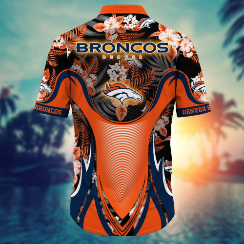 Denver Broncos NFL Flower Hawaii Shirt And Tshirt For Fans, Summer Football Shirts Gift