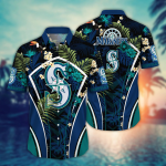 Seattle Mariners MLB Flower Hawaii Shirt & Tshirt Bundle – Perfect Summer Football Gift for Fans Seattle Mariners MLB Flower Hawaii Shirt & Tshirt Bundle – Perfect Summer Football Gift for Fans