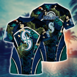Seattle Mariners MLB Flower Hawaii Shirt & Tshirt Bundle – Perfect Summer Football Gift for Fans Seattle Mariners MLB Flower Hawaii Shirt & Tshirt Bundle – Perfect Summer Football Gift for Fans
