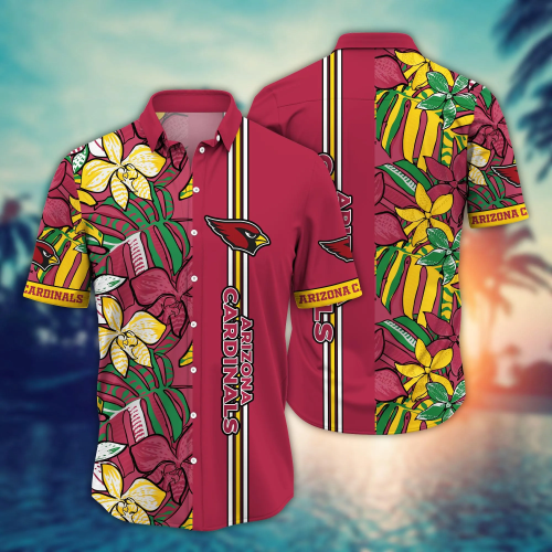 Arizona Cardinals NFL Flower Hawaii Shirt And Tshirt For Fans, Summer Football Shirts Gift