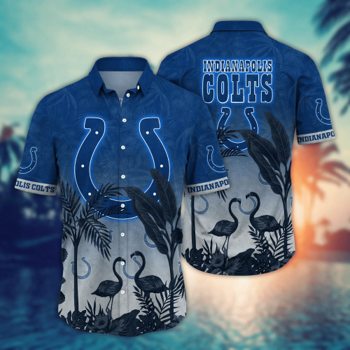 Indianapolis Colts NFL Flower Hawaii Shirt And Tshirt For Fans, Summer Football Shirts Gift