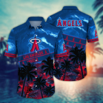 Los Angeles Angels MLB Hawaiian Shirt & T-Shirt Combo for Fans – Summer Football Gift