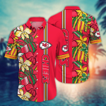 Kansas City Chiefs NFL Flower Hawaii Shirt And Tshirt For Fans, Summer Football Shirts Gift