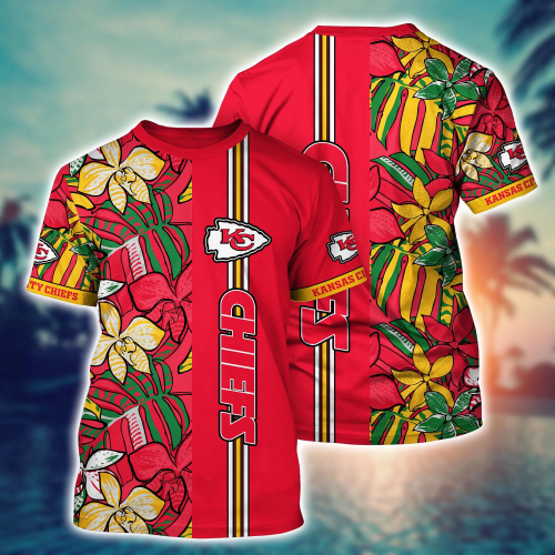 Kansas City Chiefs NFL Flower Hawaii Shirt And Tshirt For Fans, Summer Football Shirts Gift